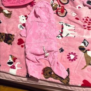 Pink Dog Barbie Onesie